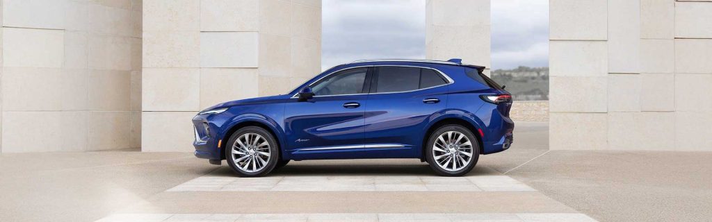 2025 Buick Envision parked by a monument