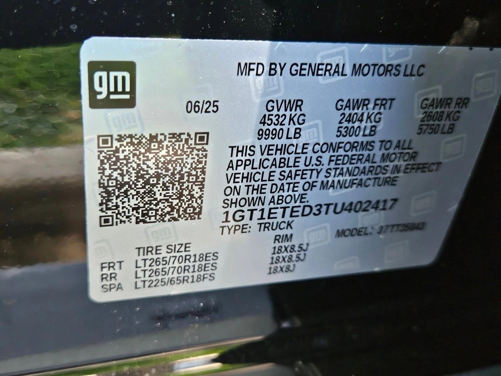 2026 GMC Sierra EV Elevation Extended Range