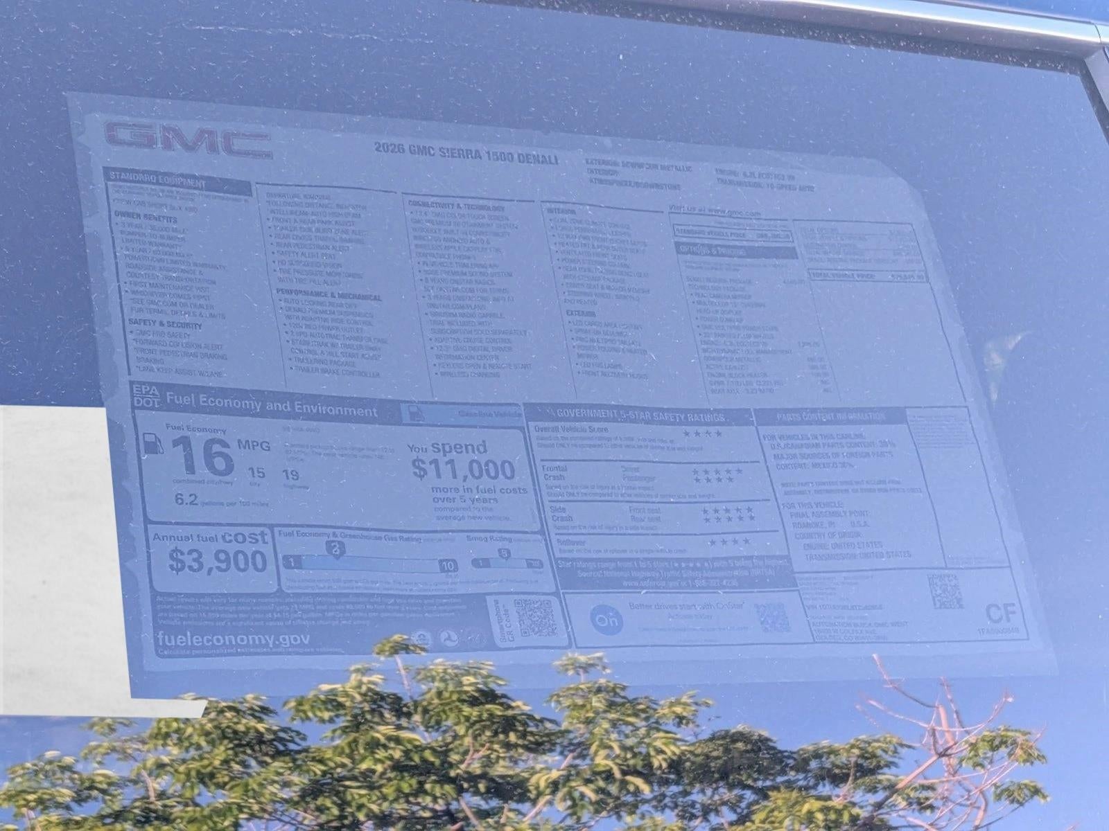 2026 GMC Sierra 1500 Denali