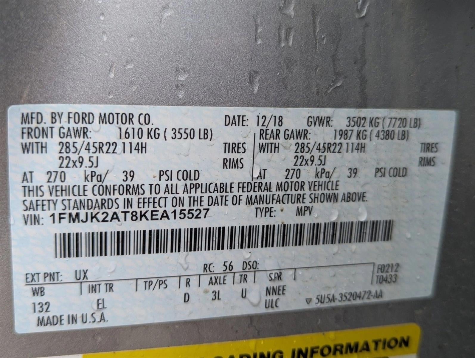 2019 Ford Expedition Max Limited