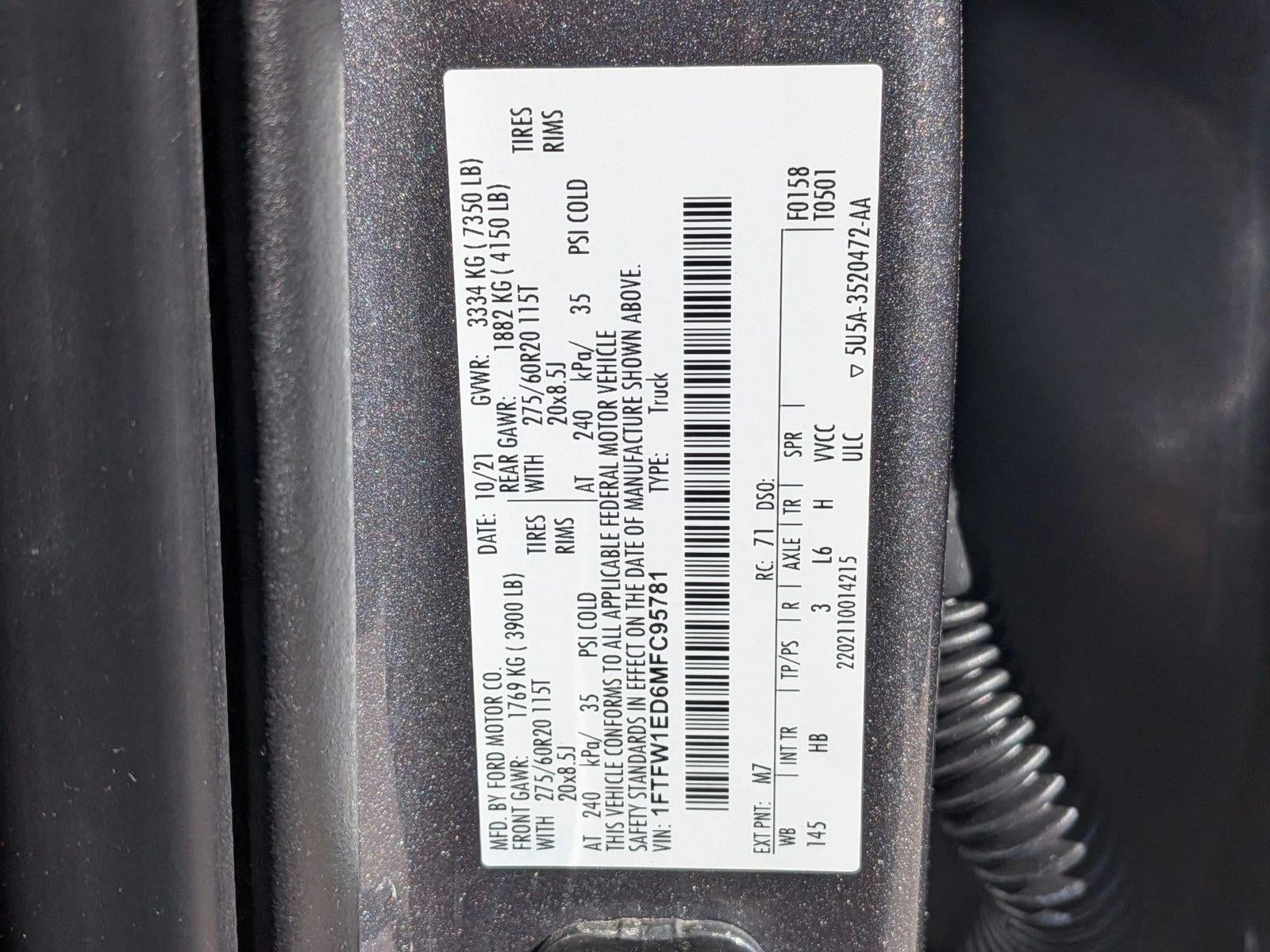 2021 Ford F-150 LARIAT