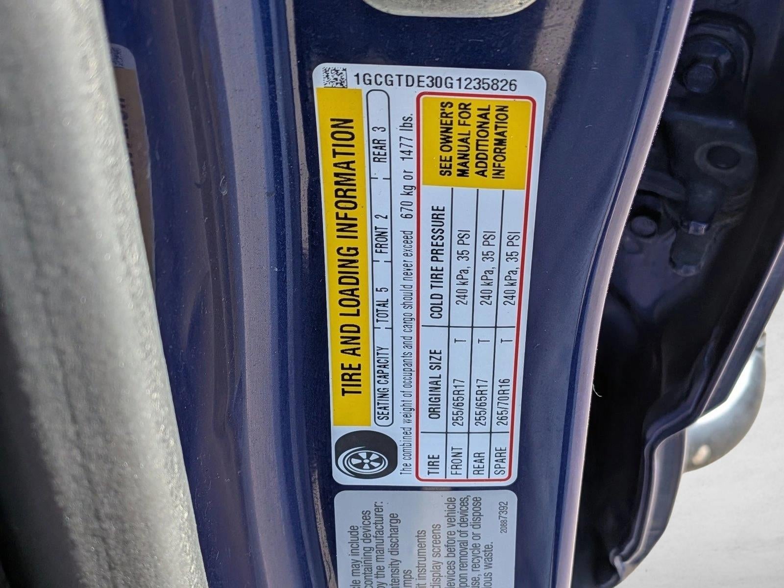 2016 Chevrolet Colorado 4WD Z71