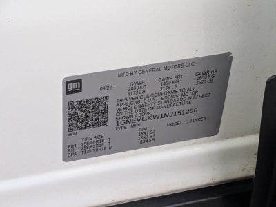 2022 Chevrolet Traverse LT Cloth