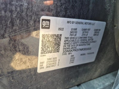 2022 Chevrolet Tahoe Z71