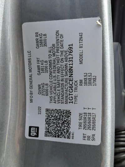 2022 GMC Canyon Elevation