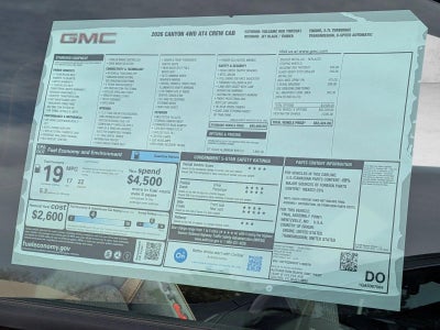 2026 GMC Canyon AT4