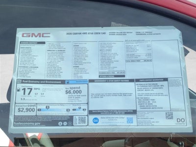 2026 GMC Canyon AT4X