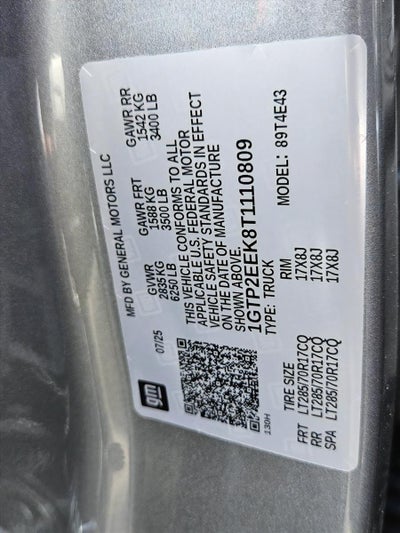 2026 GMC Canyon AT4X