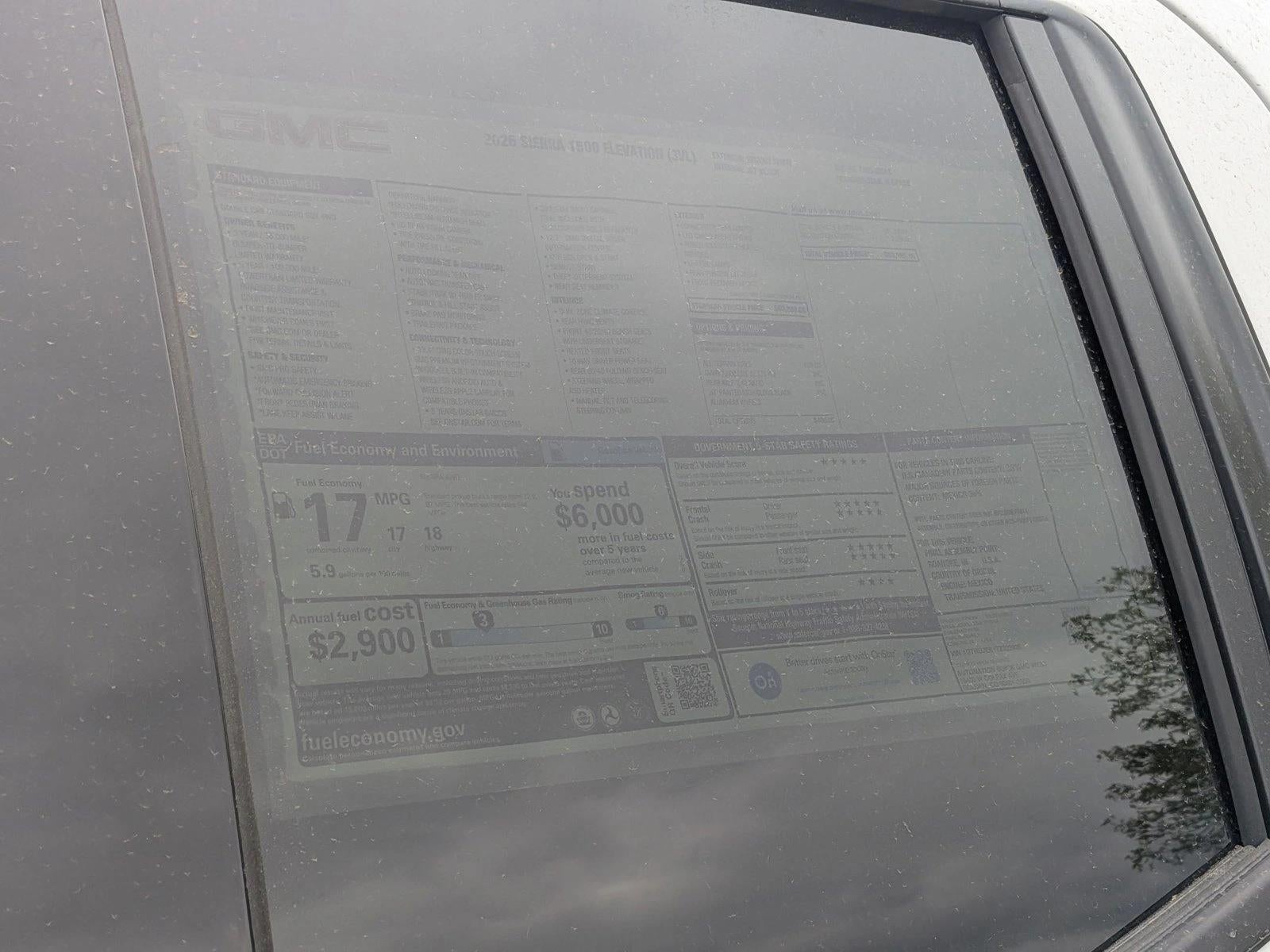 2026 GMC Sierra 1500 Elevation