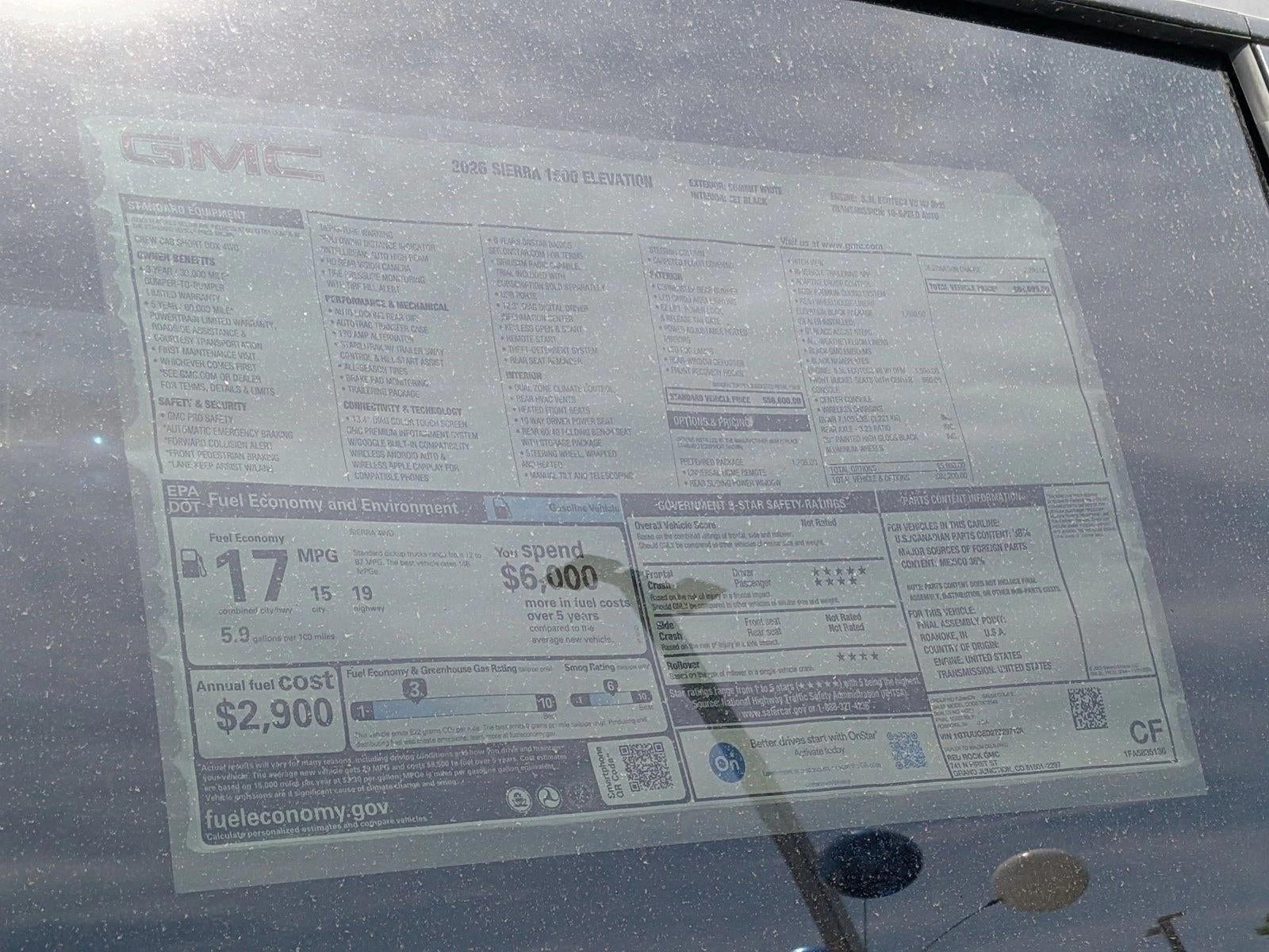 2026 GMC Sierra 1500 Elevation