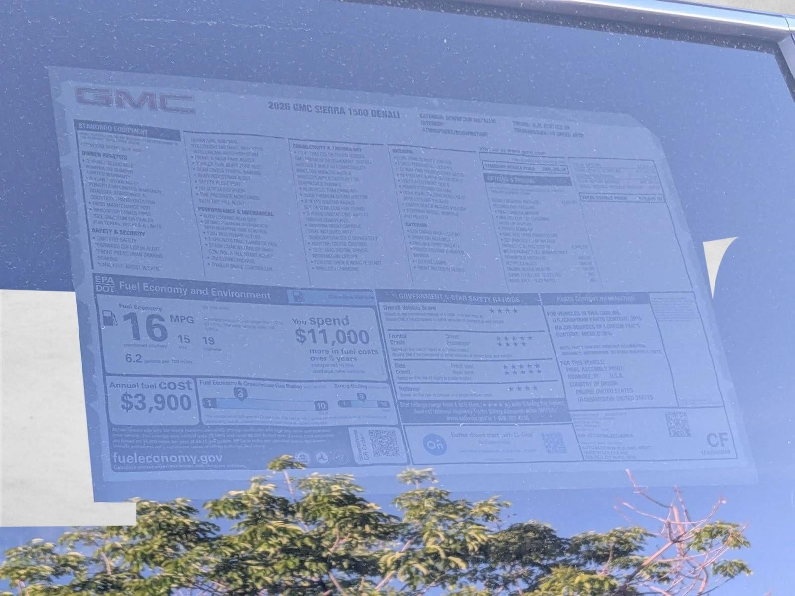 2026 GMC Sierra 1500 Denali
