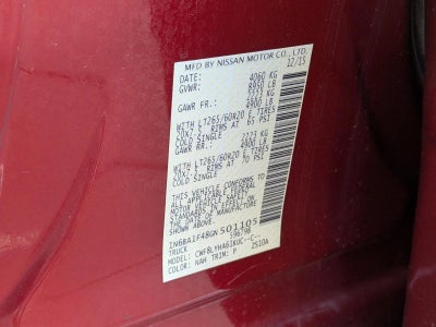 2016 Nissan TITAN XD Platinum Reserve Diesel