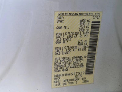 2017 Nissan TITAN XD PRO-4X Diesel