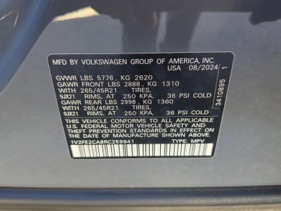 2024 Volkswagen Atlas Cross Sport 2.0T SEL Premium R-Line