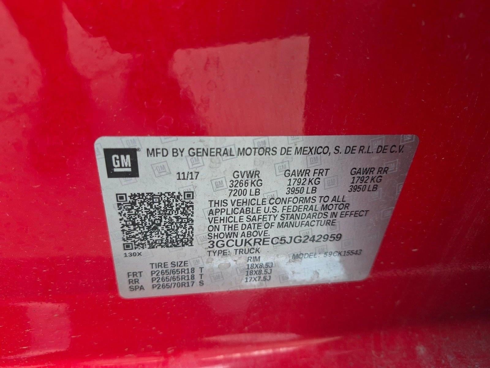 2018 Chevrolet Silverado 1500 LT