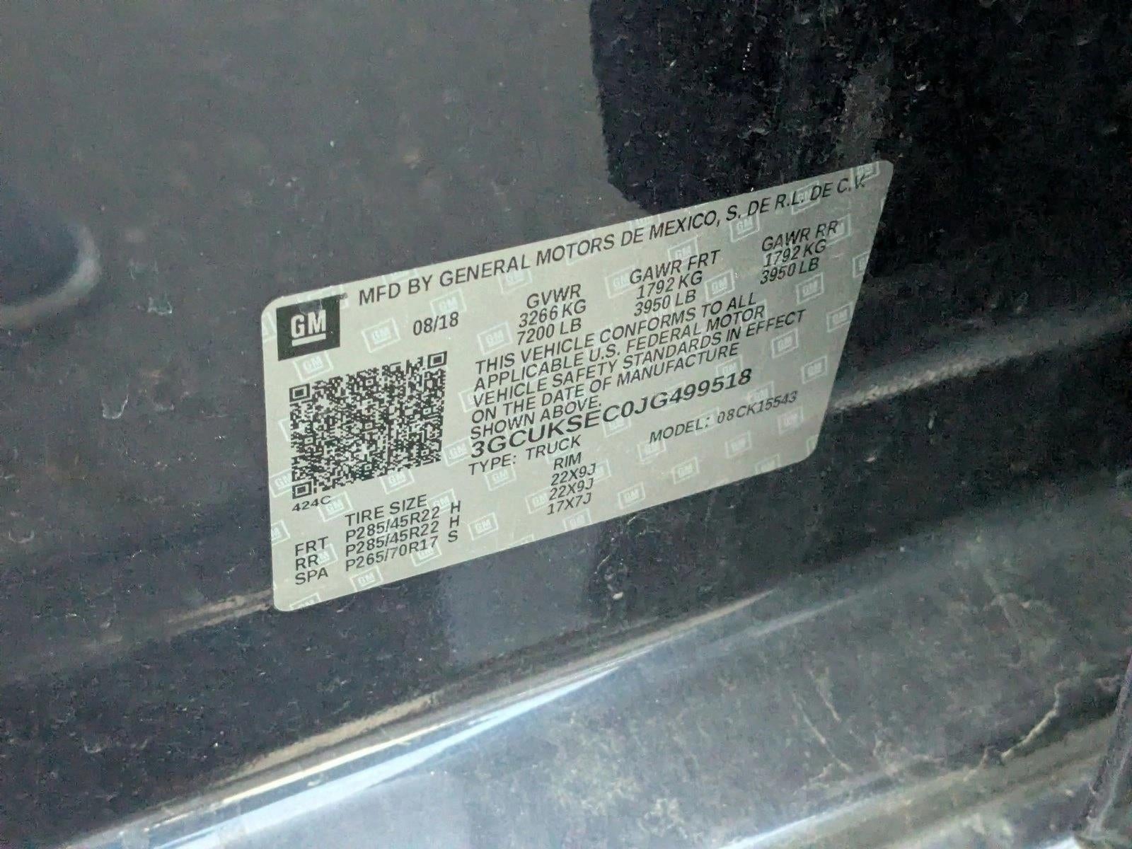 2018 Chevrolet Silverado 1500 LTZ