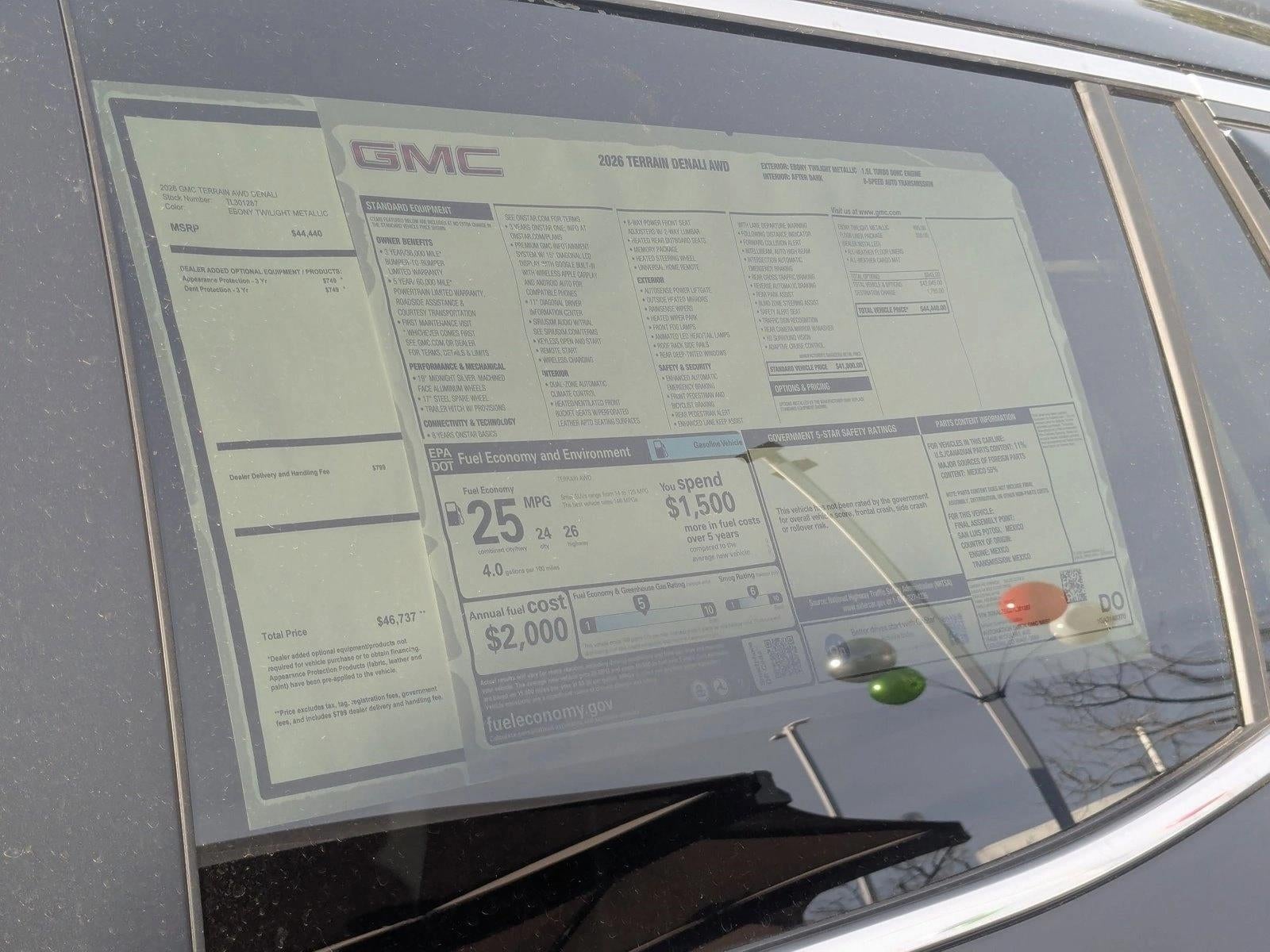 2026 GMC Terrain Denali