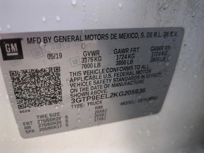 2019 GMC Sierra 1500 AT4