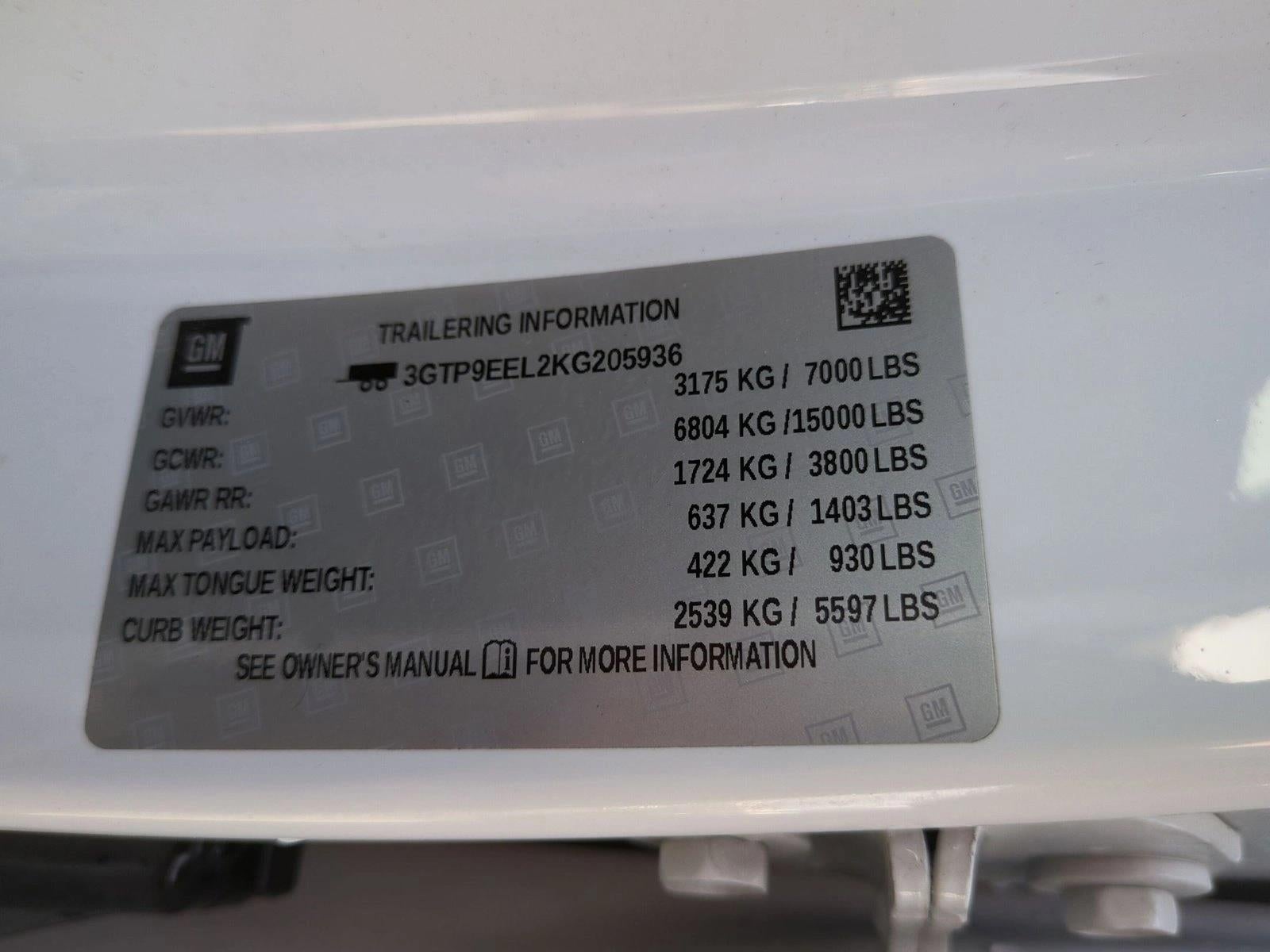 2019 GMC Sierra 1500 AT4