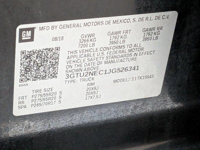 2018 GMC Sierra 1500 SLT