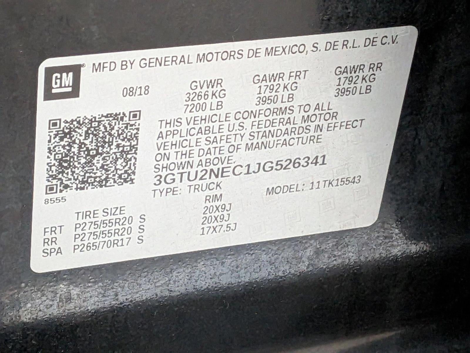 2018 GMC Sierra 1500 SLT