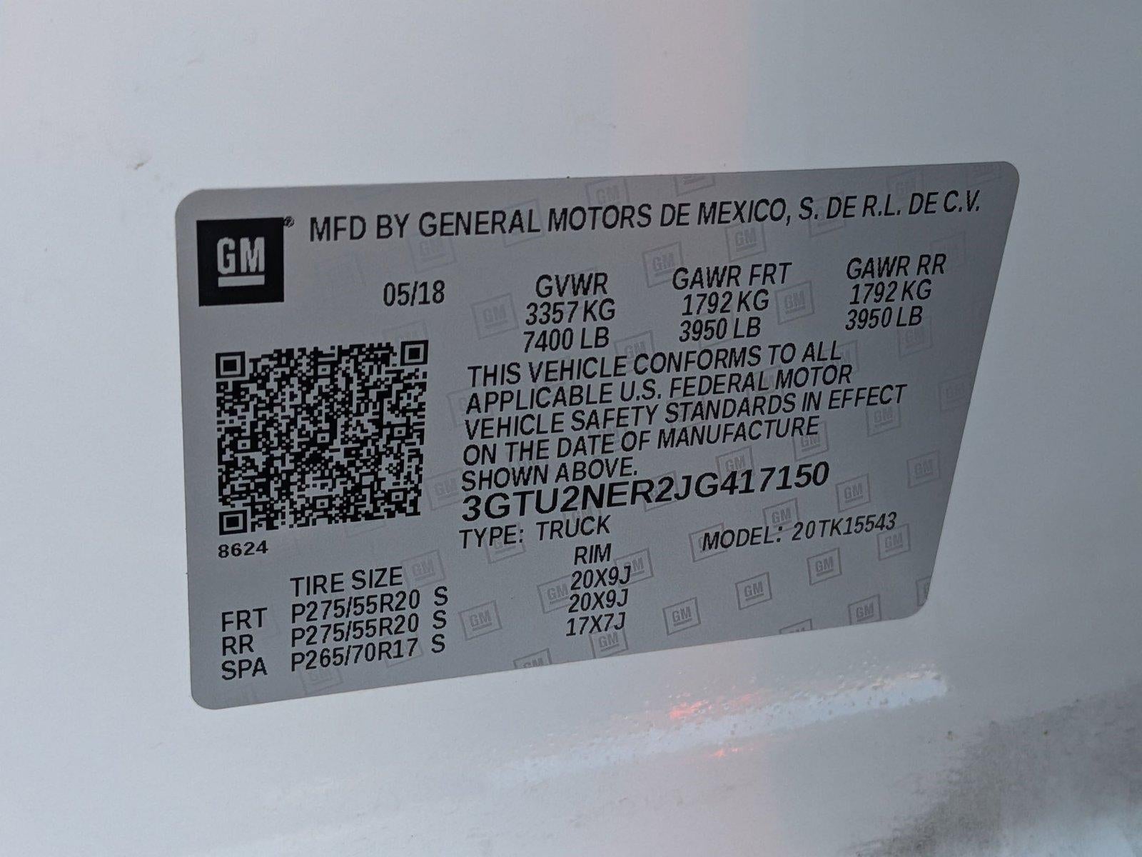 2018 GMC Sierra 1500 SLT