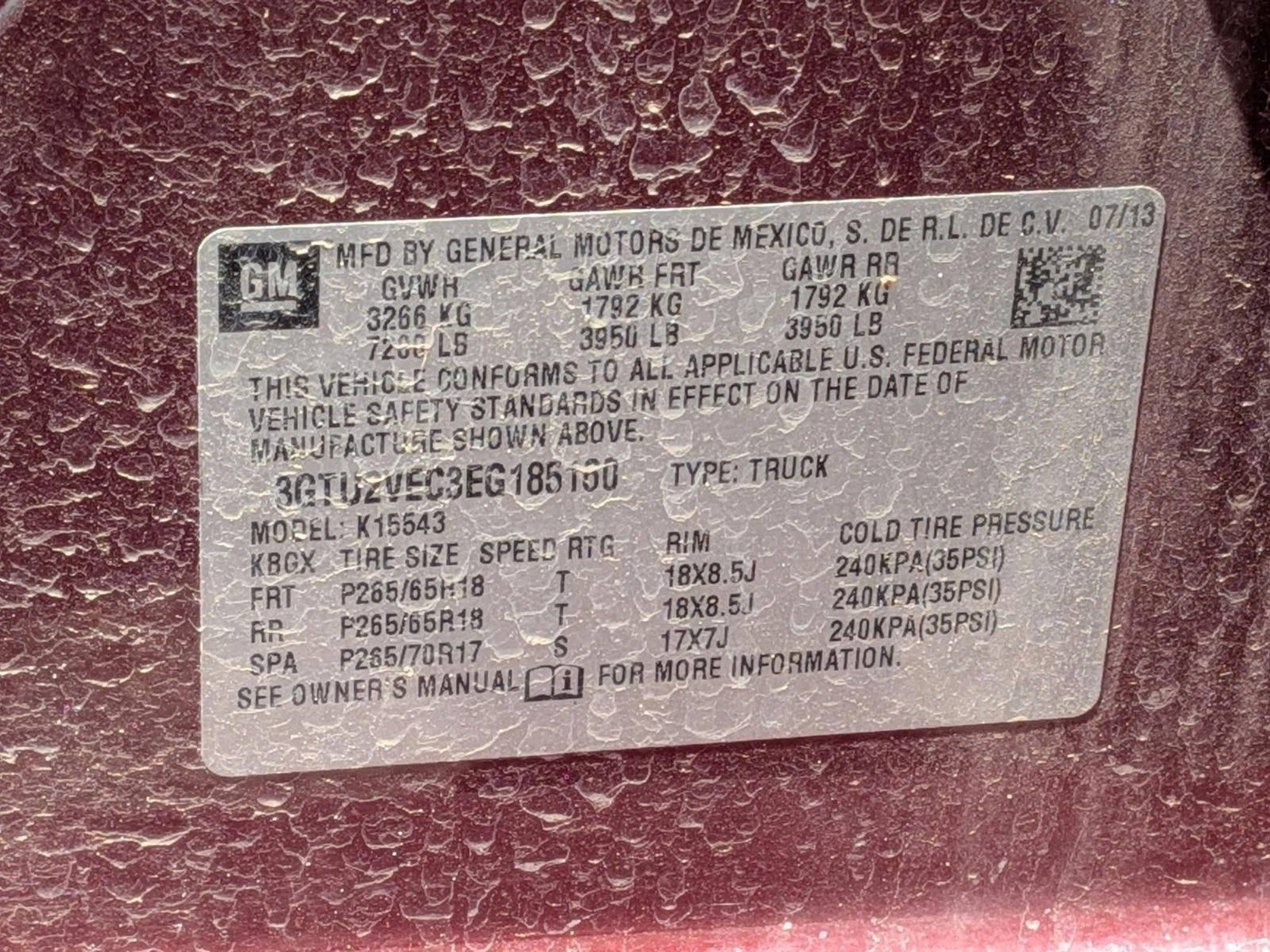 2014 GMC Sierra 1500 SLT
