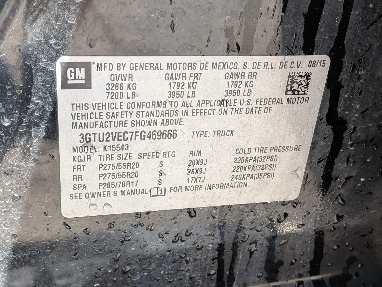 2015 GMC Sierra 1500 SLT