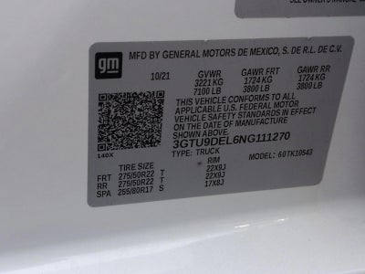 2022 GMC Sierra 1500 Limited SLT