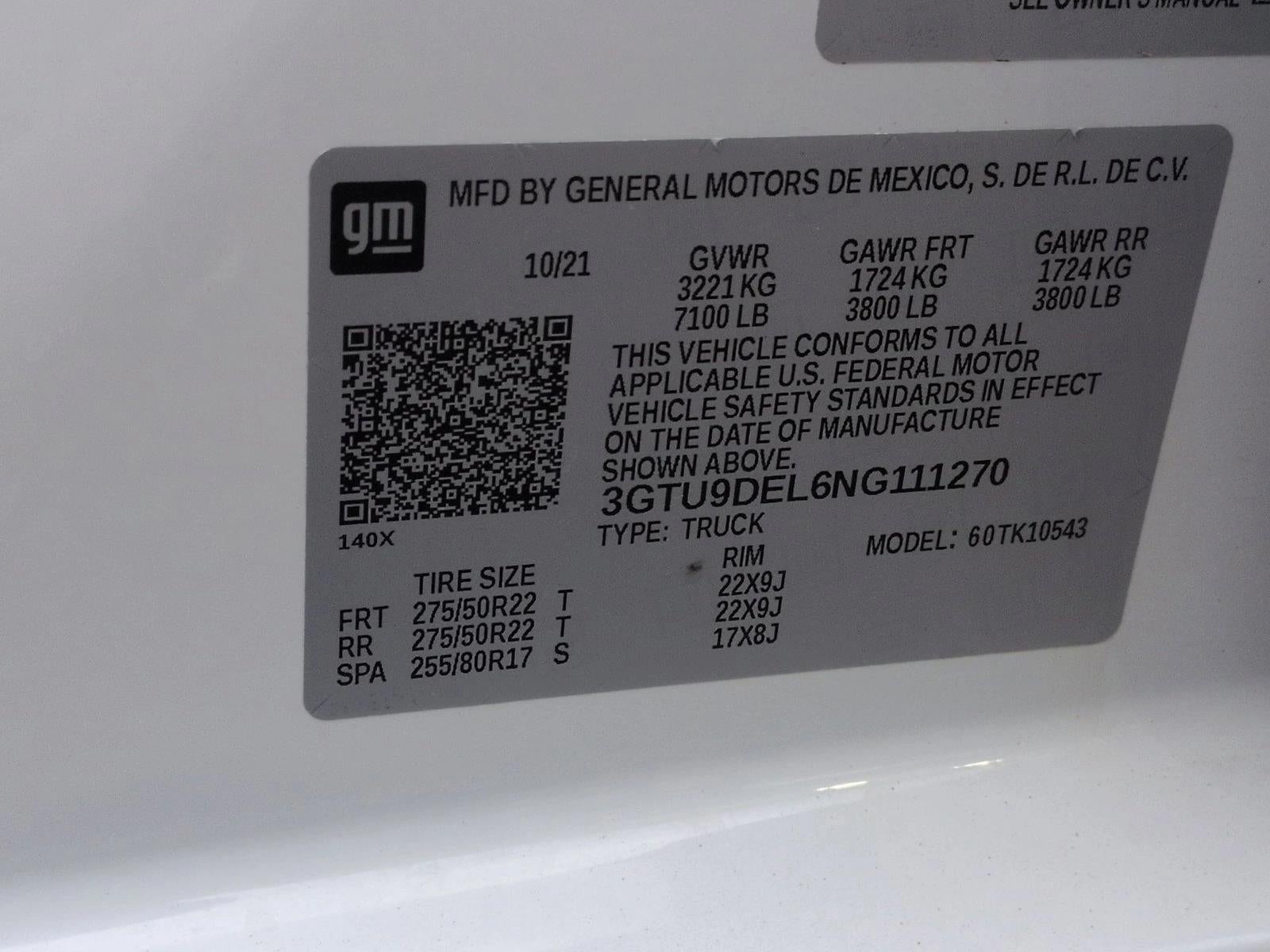2022 GMC Sierra 1500 Limited SLT