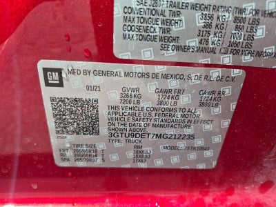 2021 GMC Sierra 1500 SLT