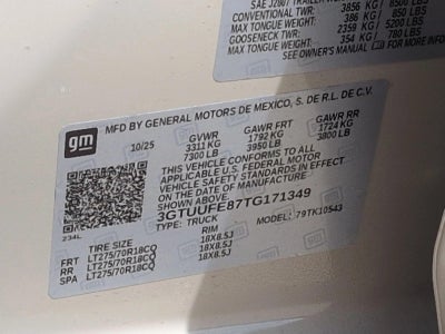 2026 GMC Sierra 1500 AT4X