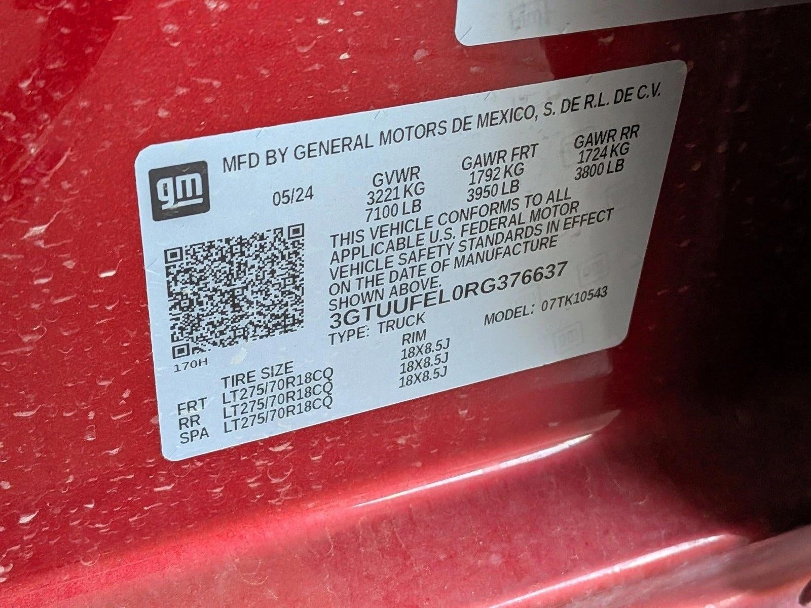 2024 GMC Sierra 1500 AT4X