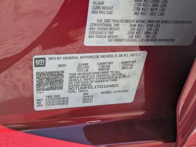 2026 GMC Sierra 1500 AT4X