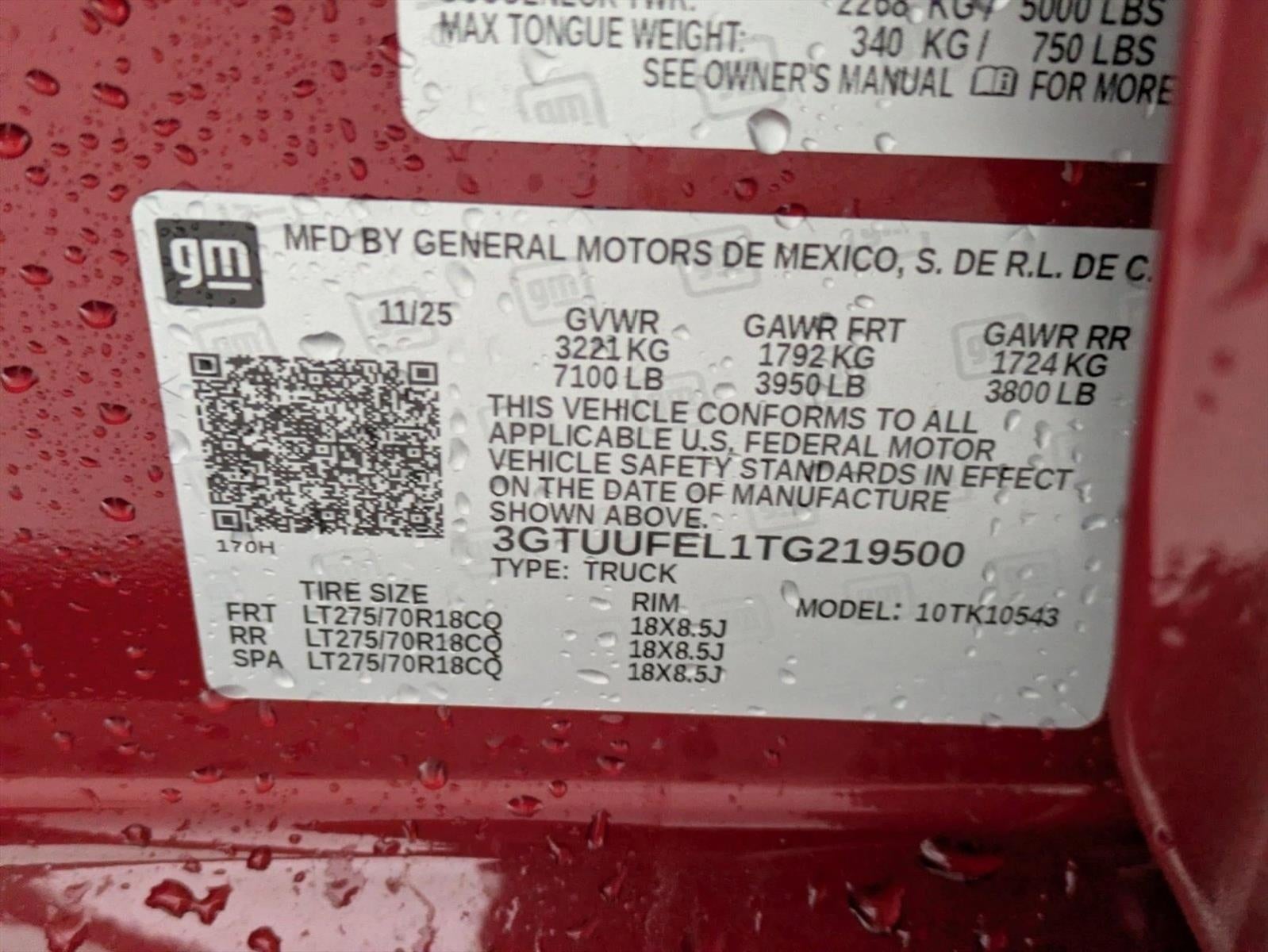 2026 GMC Sierra 1500 AT4X
