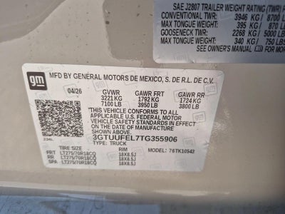 2026 GMC Sierra 1500 AT4X