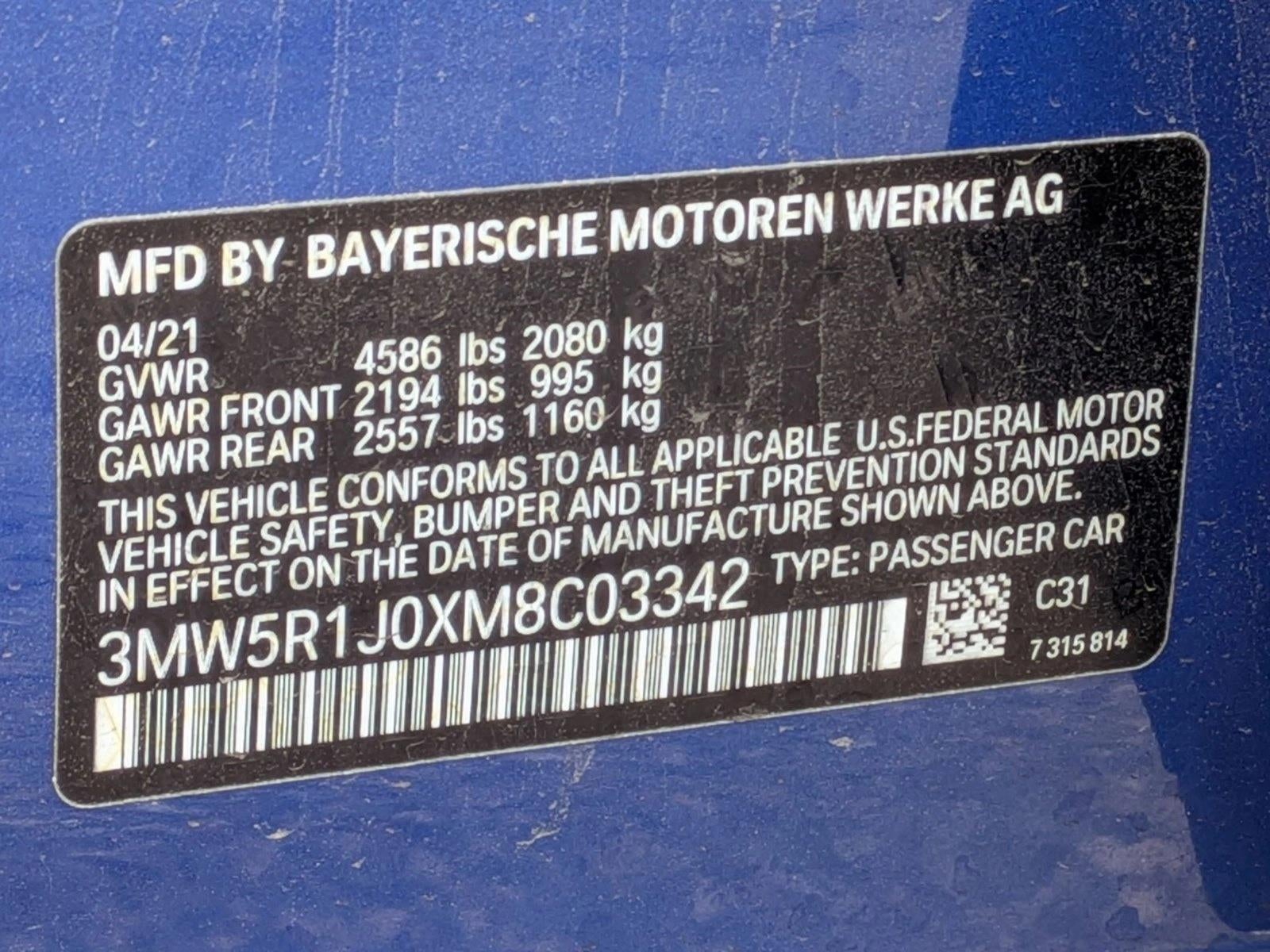 2021 BMW 330i 330i