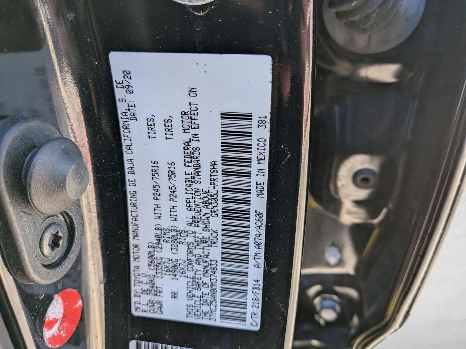 2021 Toyota Tacoma 4WD SR