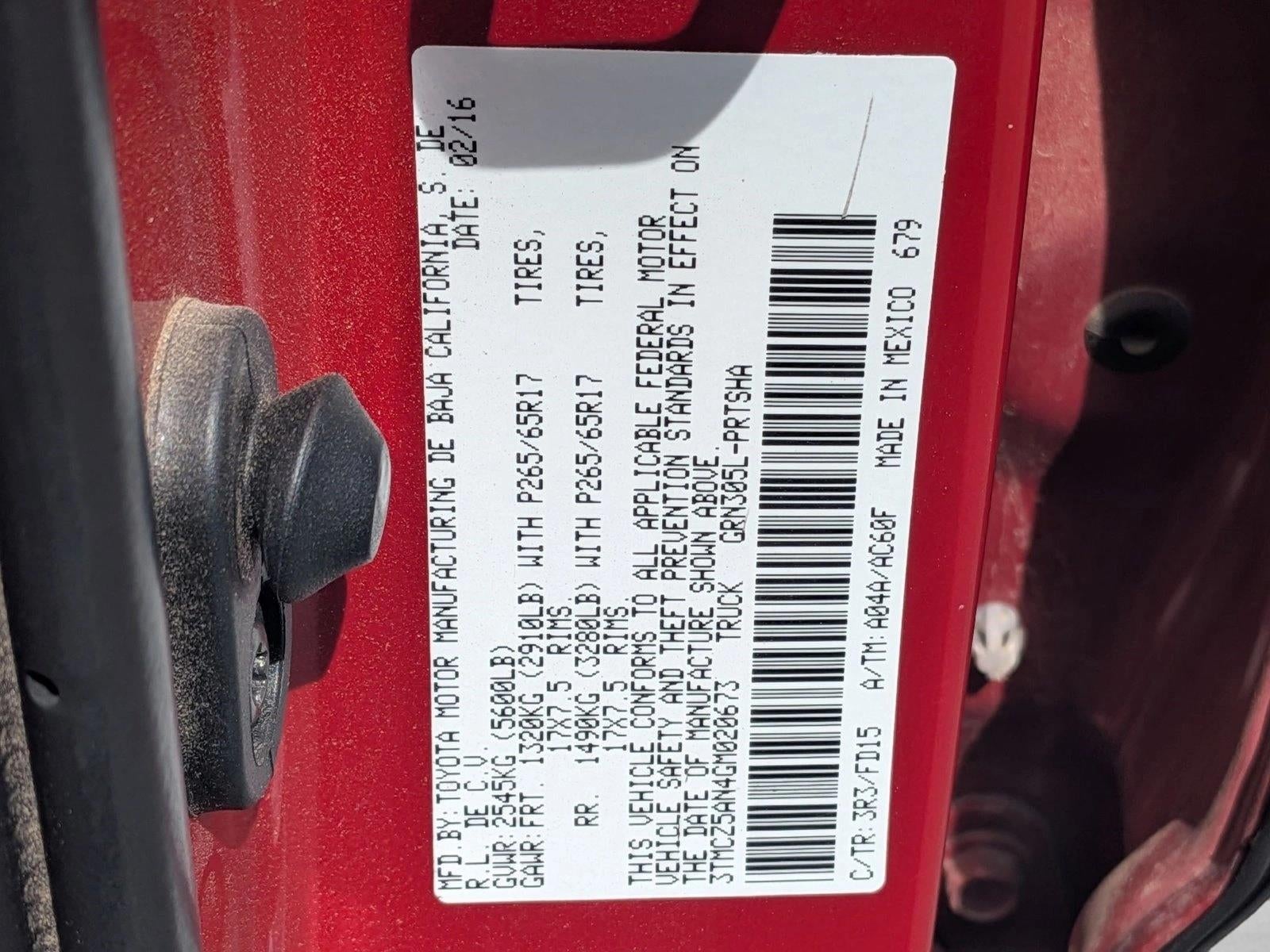 2016 Toyota Tacoma SR