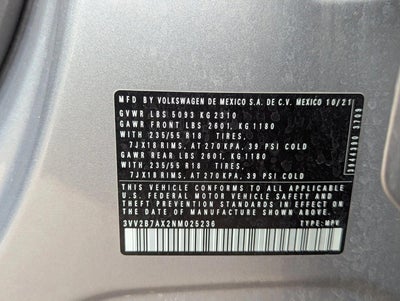 2022 Volkswagen Tiguan SE