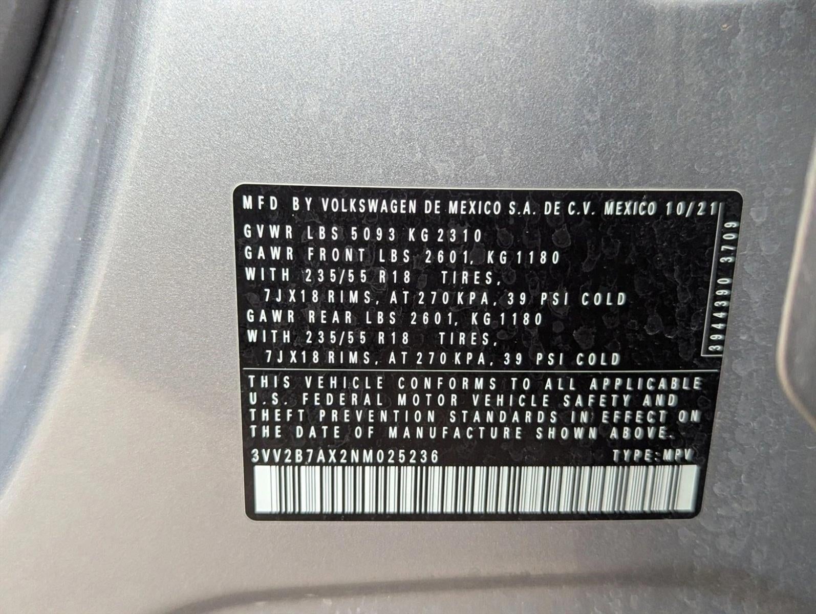 2022 Volkswagen Tiguan SE