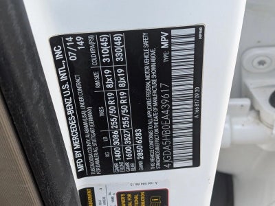 2014 Mercedes-Benz M-Class ML 350