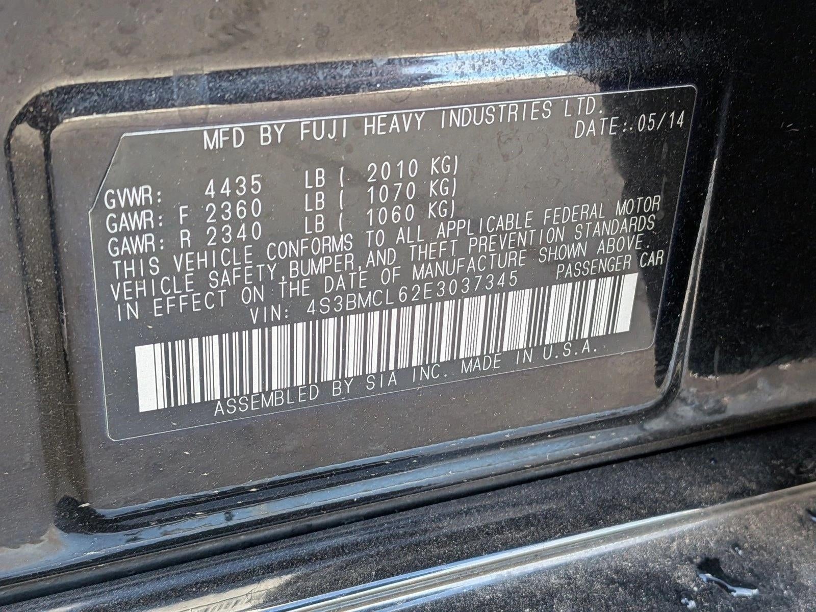 2014 Subaru Legacy 2.5i Limited