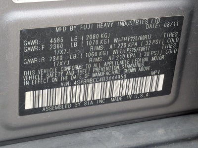 2011 Subaru Outback 2.5i Premium