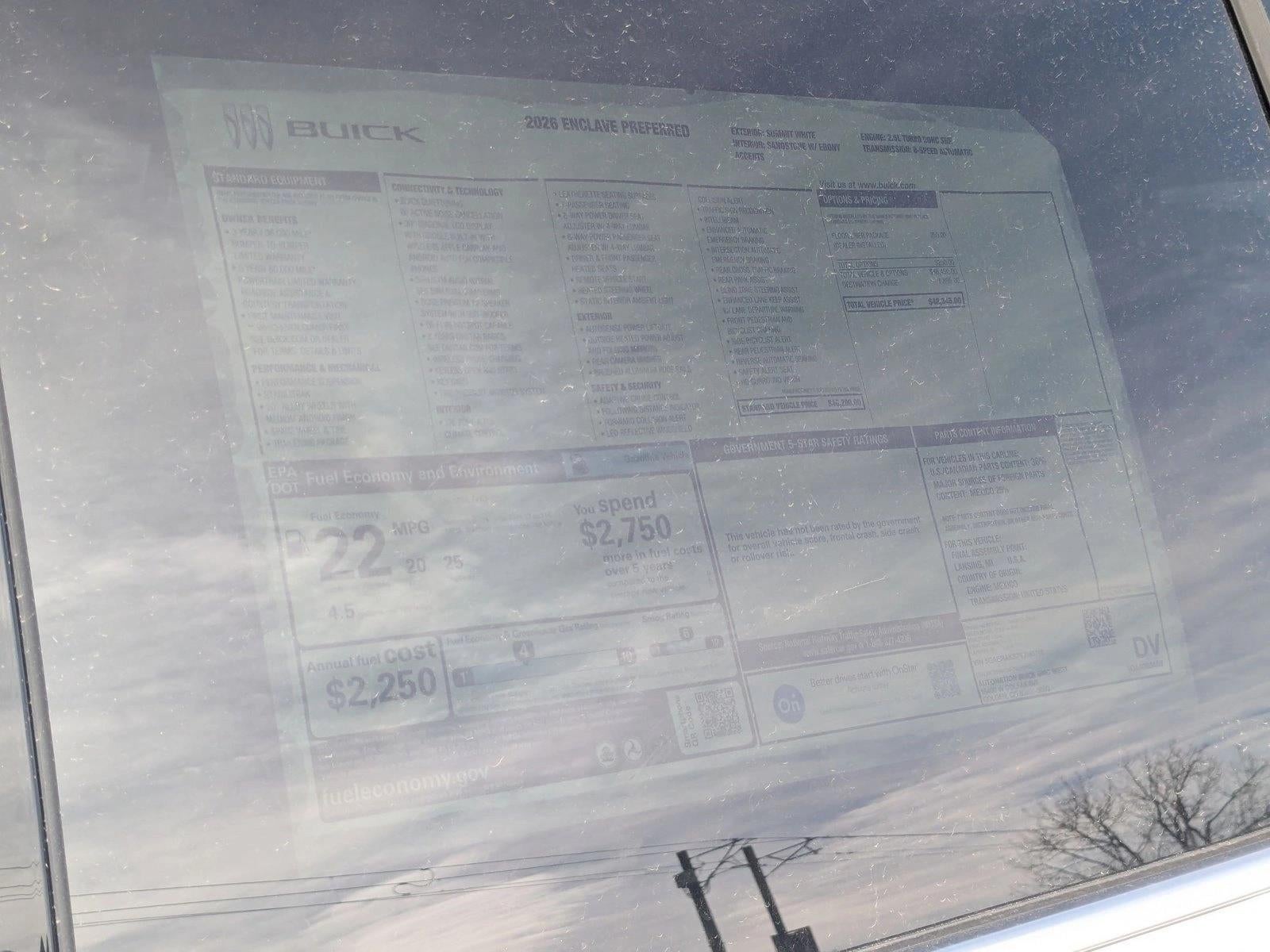 2026 Buick Enclave Preferred