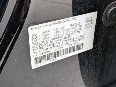 2020 Acura MDX w/Advance Pkg
