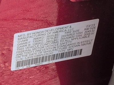 2023 Acura MDX Advance Package