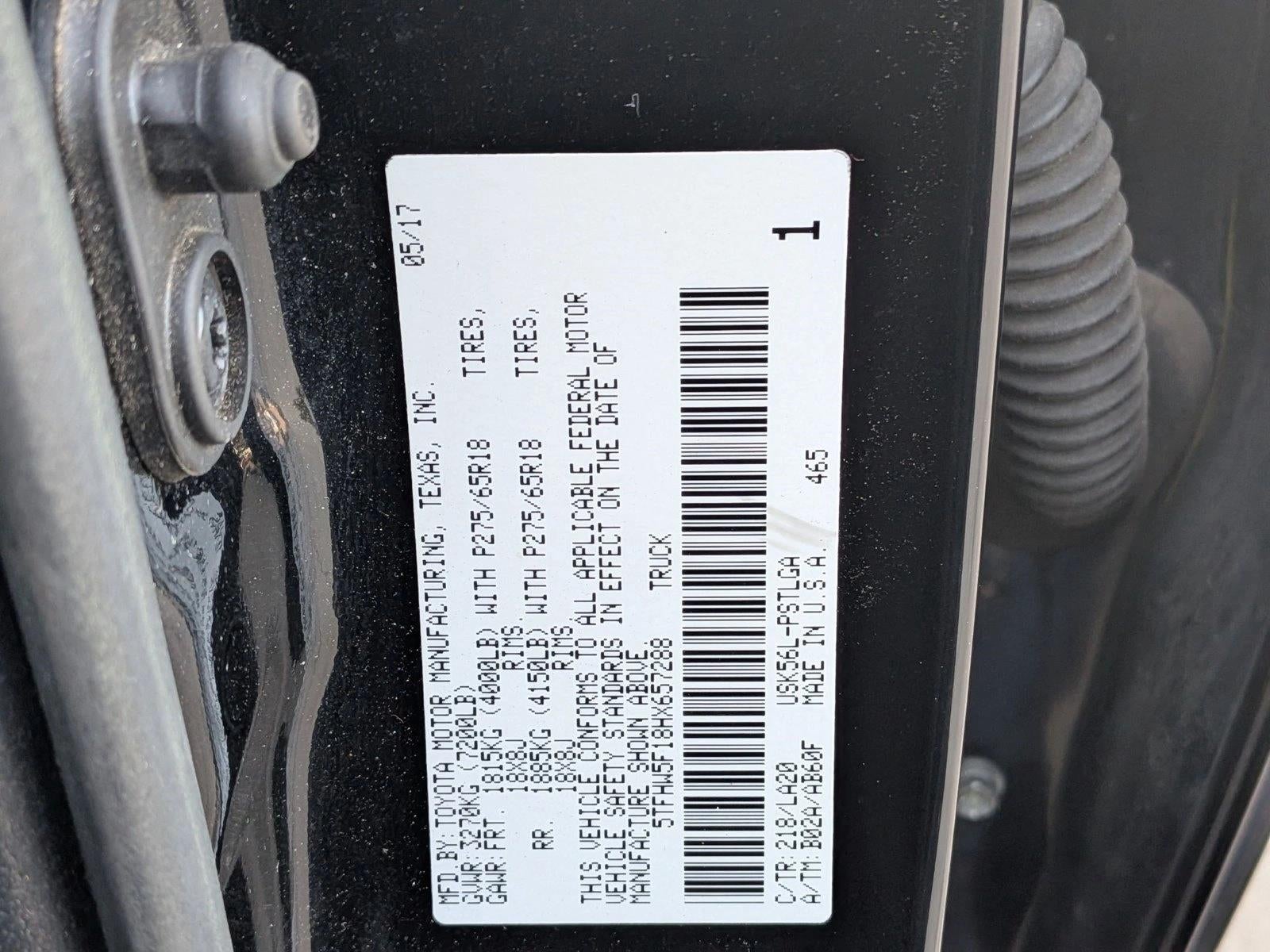 2017 Toyota Tundra 4WD Limited
