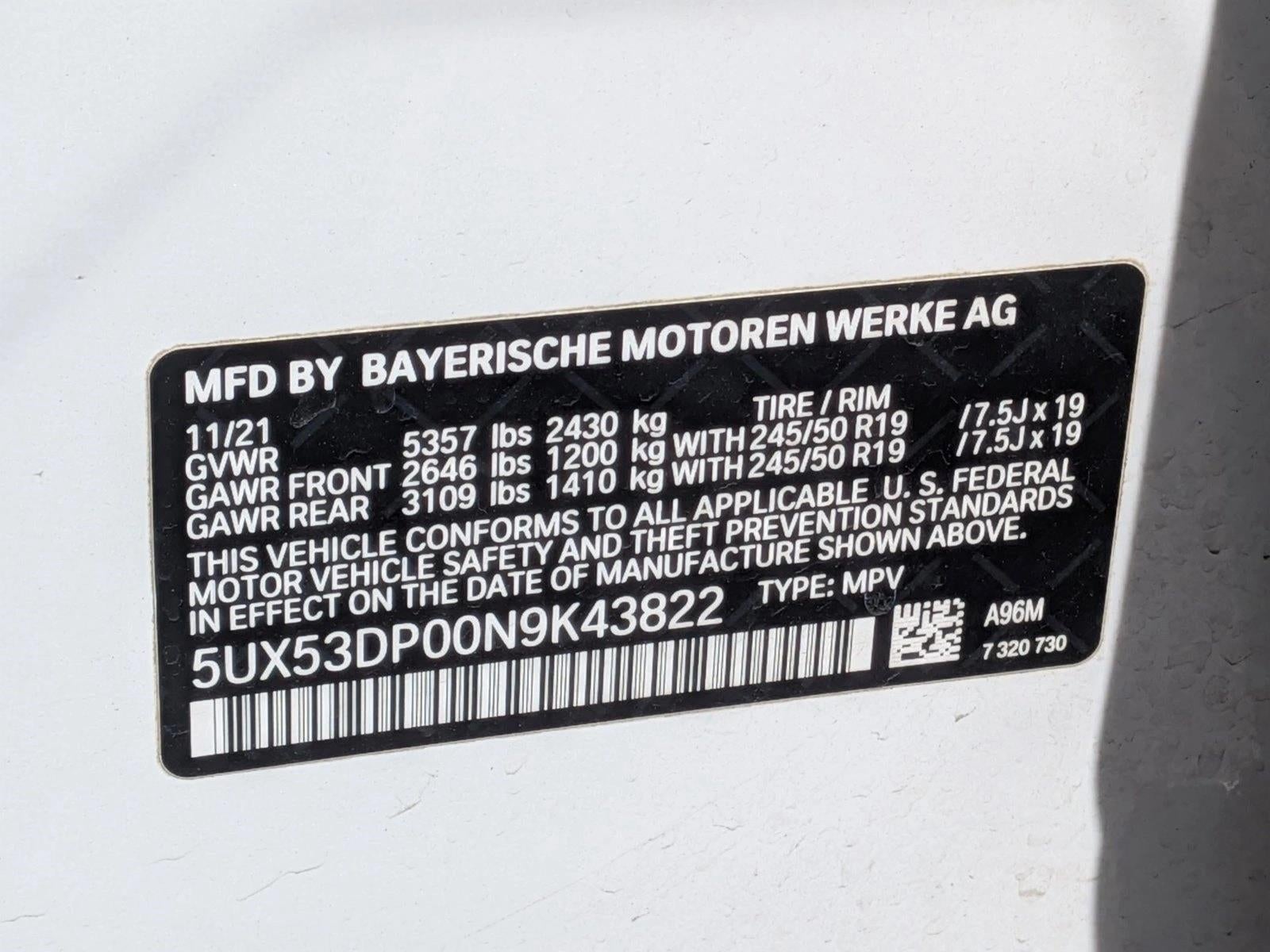 2022 BMW X3 xDrive30i