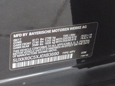 2018 BMW X5 xDrive35i